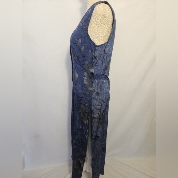 New York Extremes Women's Floral Print Sleeveless Button Down Maxie Duster SZ 6 - Picture 11 of 15